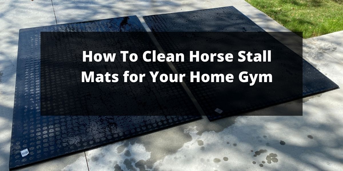 How To Clean Horse Stall Mats in Your Home Gym